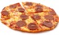 Pizza con tortilla de trigo de pepperoni 2
